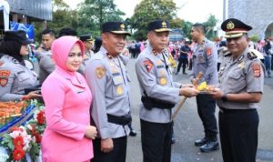 278 Personel Polda Banten Laksanakan Upacara Korps Raport Kenaikan Pangkat