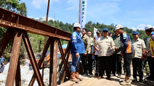 Presiden Tinjau Progres Pembangunan Infrastruktur di Tapanuli Selatan