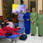 HUT Dharma Pertiwi, Korem 064/MY Gelar Donor Darah 