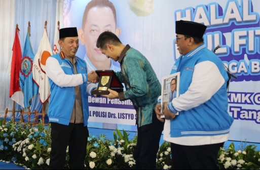 Kapolri Hadiri Halal Bihalal KSPSI