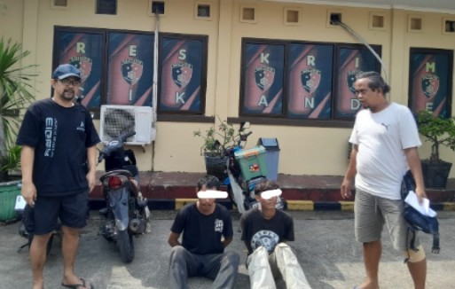 Polsek Cikande Tangkap Dua Pelaku Curanmor Saat Hendak Jual Motor 