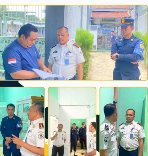 Tingkatkan Disiplin Kerja, Kepala Rutan Manna Gelar Sidak 