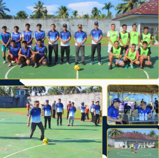 Laga Perdana Turnamen FUTSAL HBP KE-62, Block A Unggul 2-1 Atas Block B