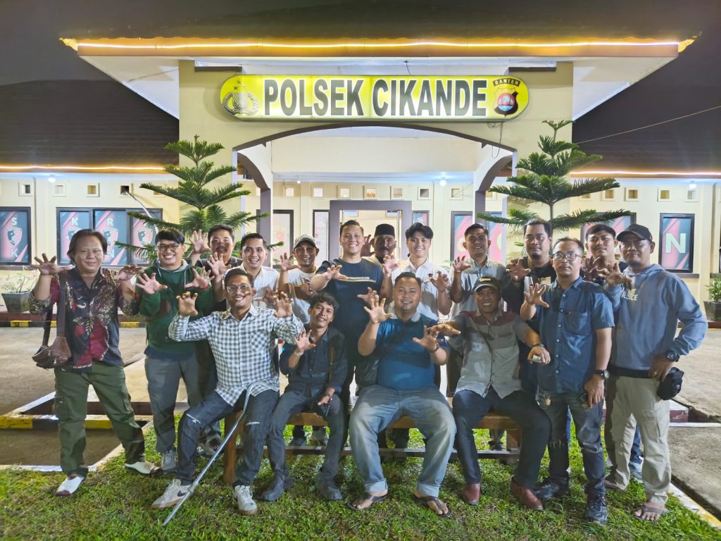 Temu Sapa Polsek Cikande Bersama Insan Pers, Bahas Persoalan Keamanan
