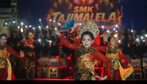 Merayakan Hari Tari dan Hardiknas, SMK Tajimalela Tampilkan Keberagaman Seni di Halaman Sekolah