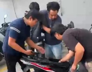 Berbekal Rekaman CCTV, Pelaku Curanmor Bersenpi Diringkus Tim Resmob Polres Serang
