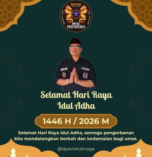 Semangat Idul Adha 1447 H, Ketua DPAC Teluknaga BPPKB Banten Ajak Masyarakat Perkuat Persatuan dan Kepedulian Sosial