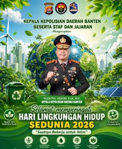 Peringati Hari Lingkungan Hidup Sedunia, Kapolda Banten Ajak Masyarakat Peduli Lingkungan