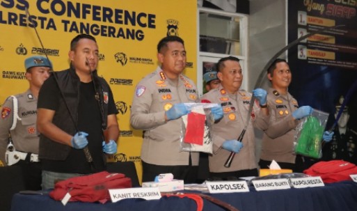 Polresta Tangerang Ungkap Tawuran yang Tewaskan Satu Pelajar di Sindang Jaya