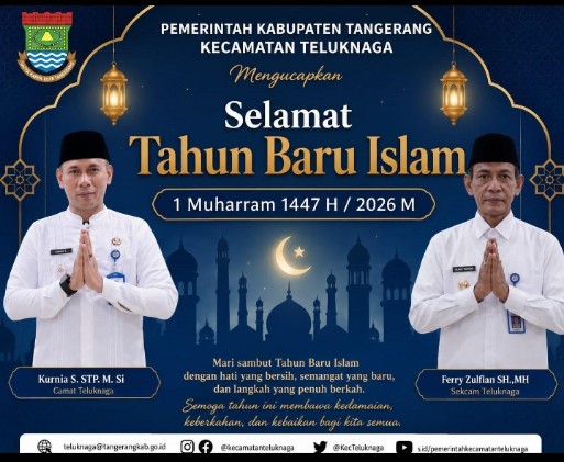Camat Teluknaga Sampaikan Ucapan Tahun Baru Islam 1 Muharram 1448 H, Ajak Masyarakat Hijrah Menuju Kehidupan Yang Lebih Baik