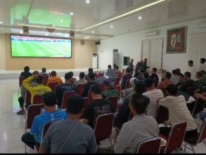 Semarak Piala Dunia 2026, Polda Banten Gelar Nobar Bersama Masyarakat