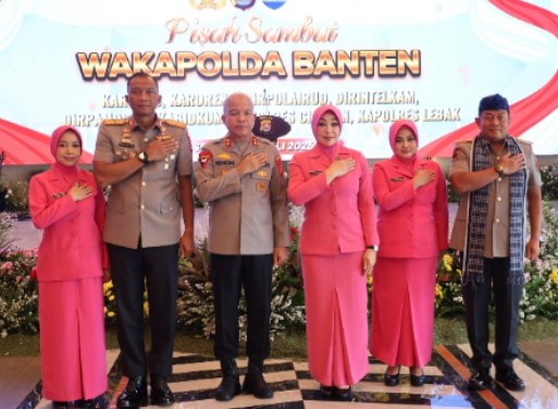 Kapolda Banten Pimpin Pisah Sambut Wakapolda dan PJU