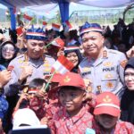 Kapolri Resmikan 895 Jembatan Merah Putih Presisi 