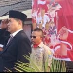 HUT RI ke 81, Warga Perumahan Gelar Upacara Bendera Dilapangan Hijau Griya Junti Asri