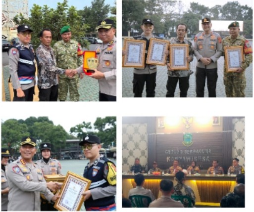 Polsek Kuningan Raih Tiga Penghargaan Terbaik